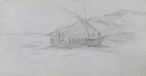Seascape and Figure