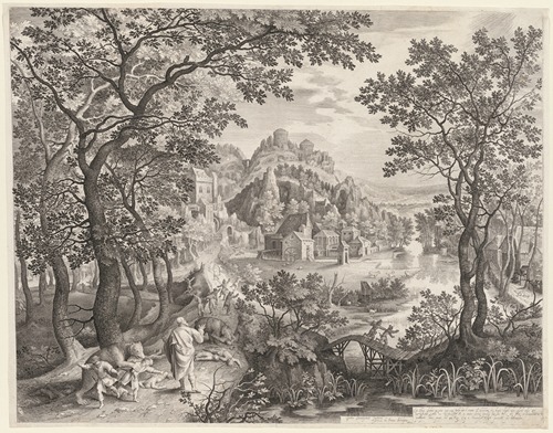 Elisha Cursing the Children of Bethel Who Are Being Devoured by the Bears