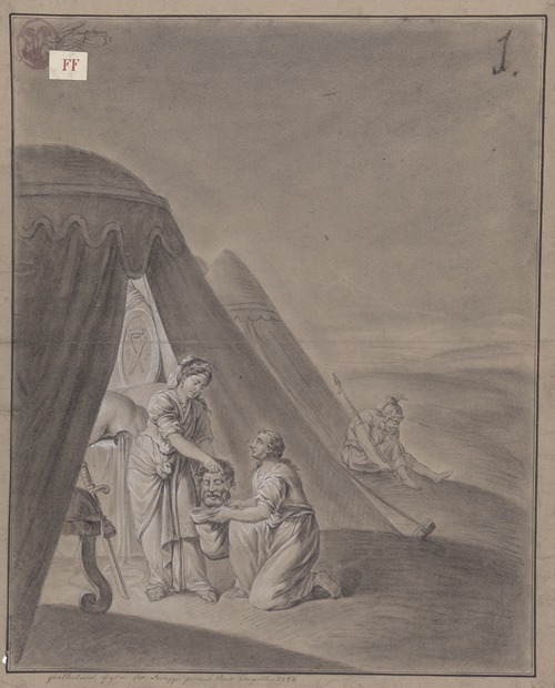 Academic composition study; Judith with the head of Holofernes