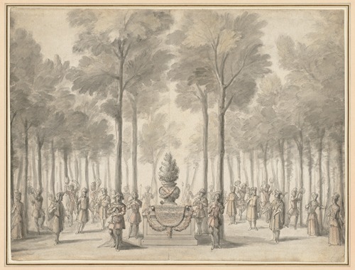 Design for the Divertissement from ‘La Pastorale’ (First Entrée of the opera-ballet ‘Les Muses’ by Danchet and Campra)