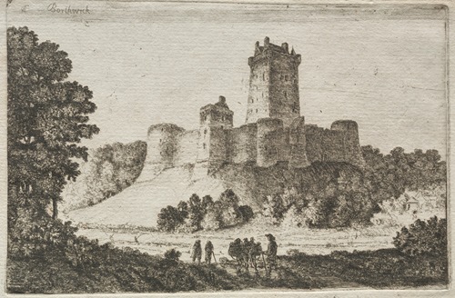 Borthwick Castle from the East