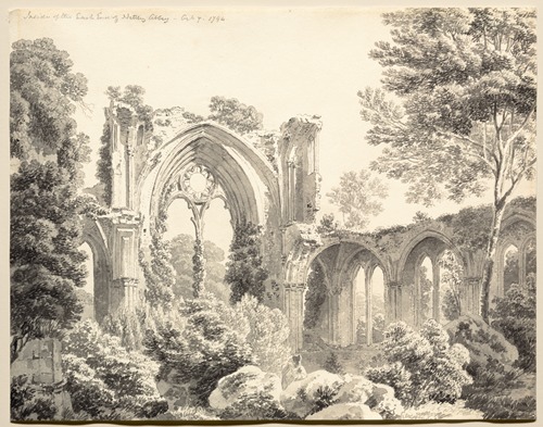 Inside the East End of Nettley Abbey