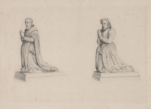 Jouy (Jean d’Escoubleau, Sire de) Gentilhomme de la Chambre du roi + 1562 Brives (Antoinette de) dame de Jouy