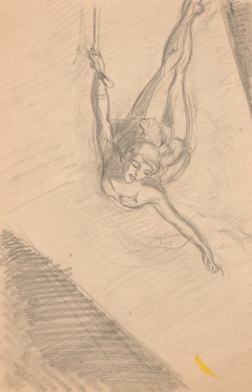 Gymnaste à la corde
