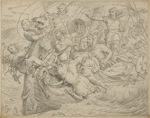 Hereward the Wake, Last of the English; Hereward rams his ship upon the Flemish coast.