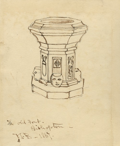The old font, Bishopton
