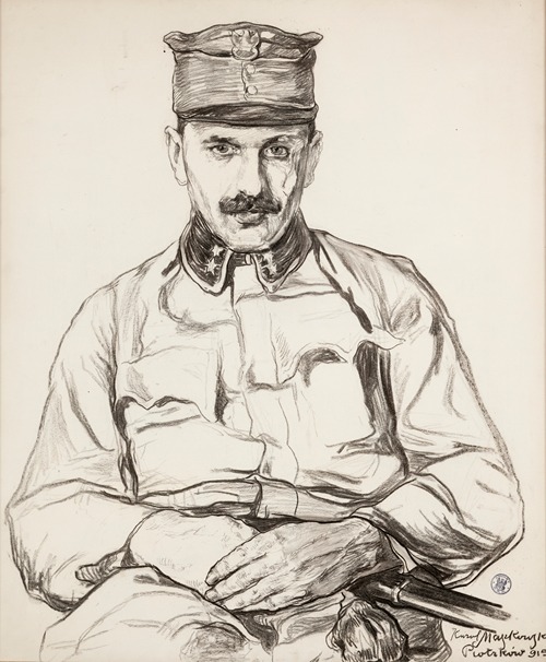 Portret Bolesława Huberta, porucznika Legionów Polskich