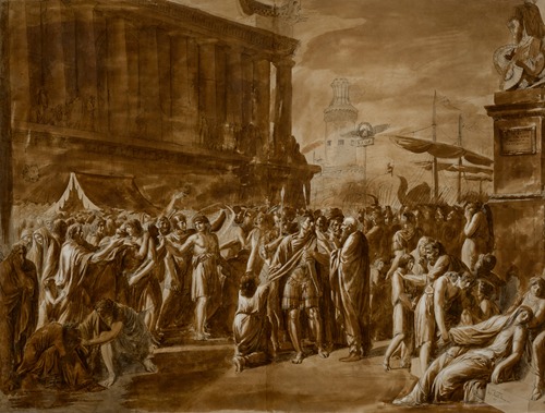 ‘Gli ostaggi cartaginesi’ (The Embarkation of the Carthaginian Hostages led by Marcus Attilius Regulus)