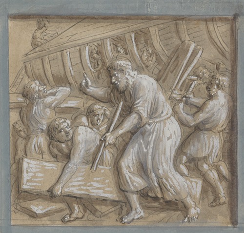 13 drawings after bas reliefs at Florence Pl.01