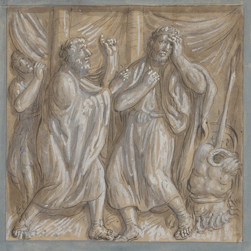13 drawings after bas reliefs at Florence Pl.04