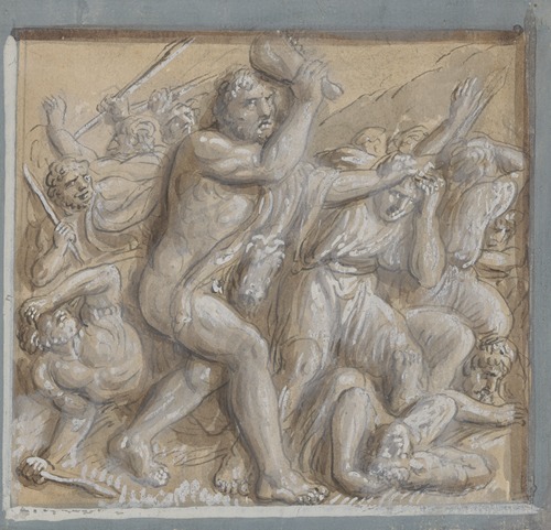 13 drawings after bas reliefs at Florence Pl.10