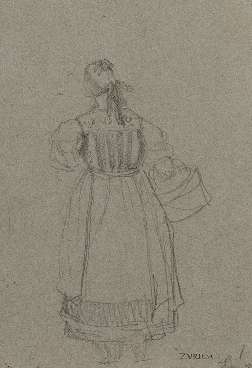 Etude de costume féminin zurichois