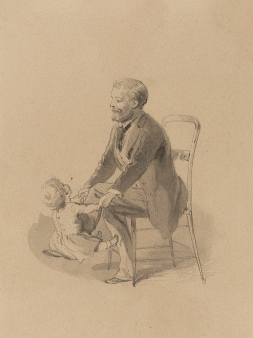 Grandfather and child