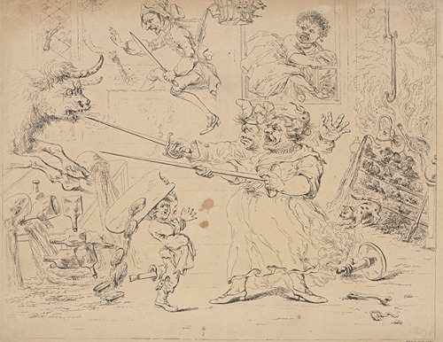 A peep in a camp kitchen by an over drove ox, with the French cook’s retreat into the cistern.