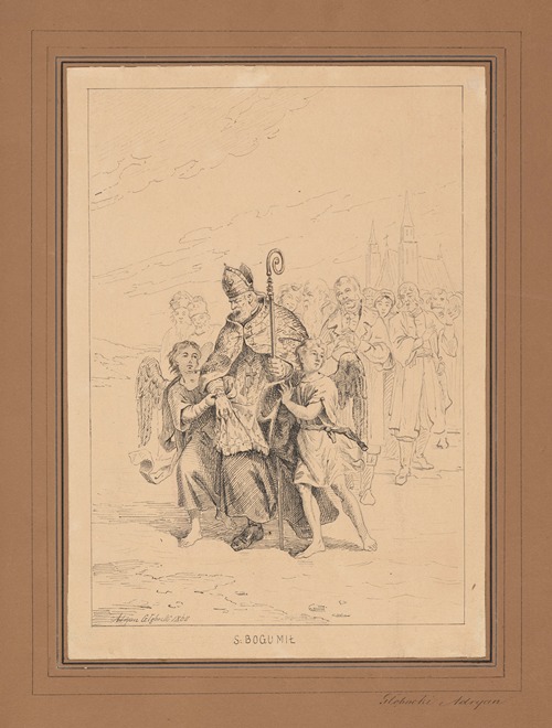 Saint Bogumilus [Blessed Bogumilus Led by Angels]