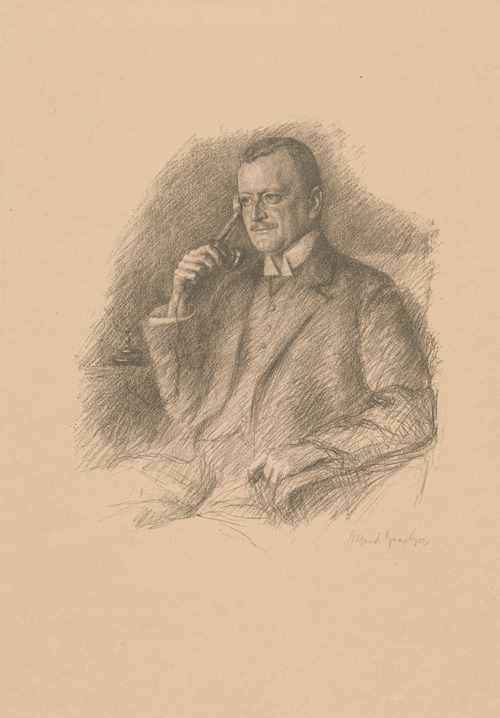 Herrenbildnis Reg. Bauinspektor Graetzer
