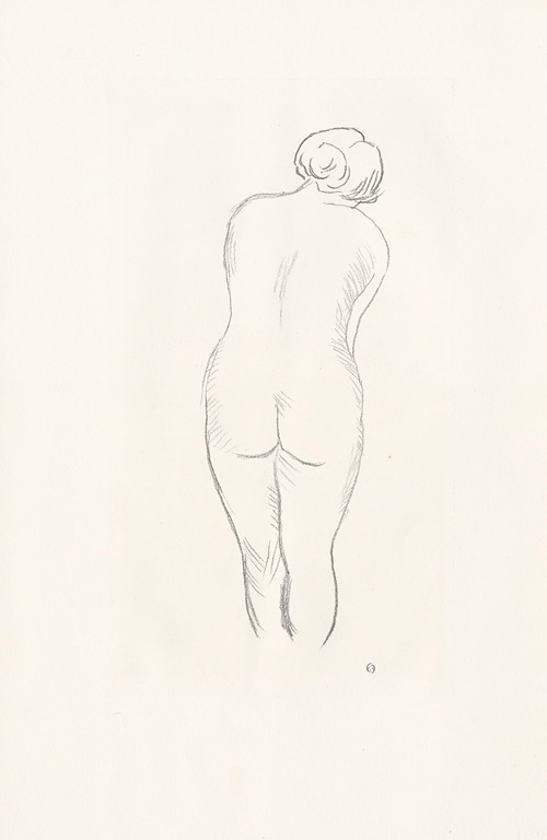 Femme nue de dos