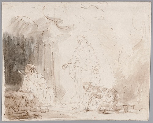 Samuel appears to Saul at the Witch of Endor