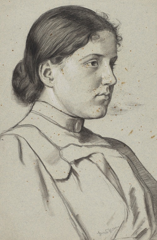 Bust of a Young Woman in Three-Quarter View