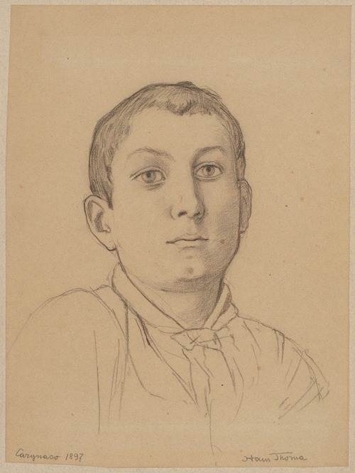 Bust of an Italian boy from Cargnaco