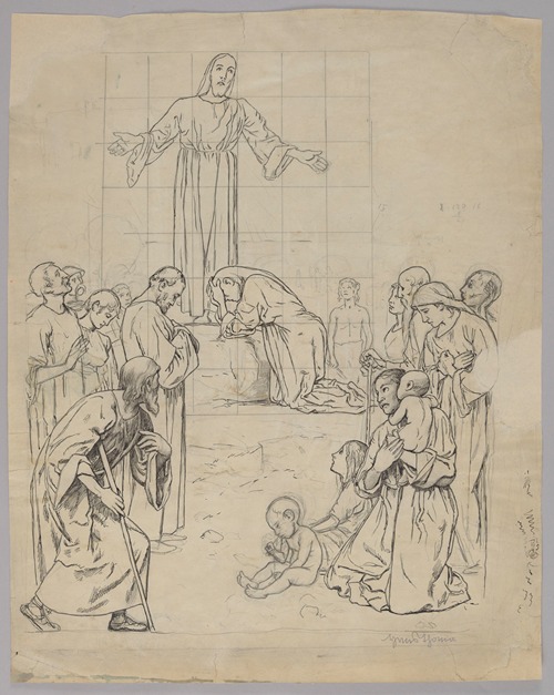 Design for the Painting ‘Christ as the Teacher’