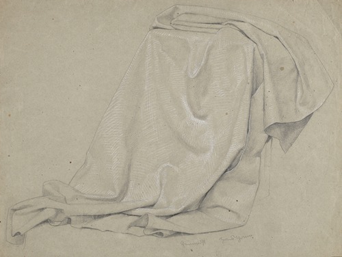 Study of a Drapery