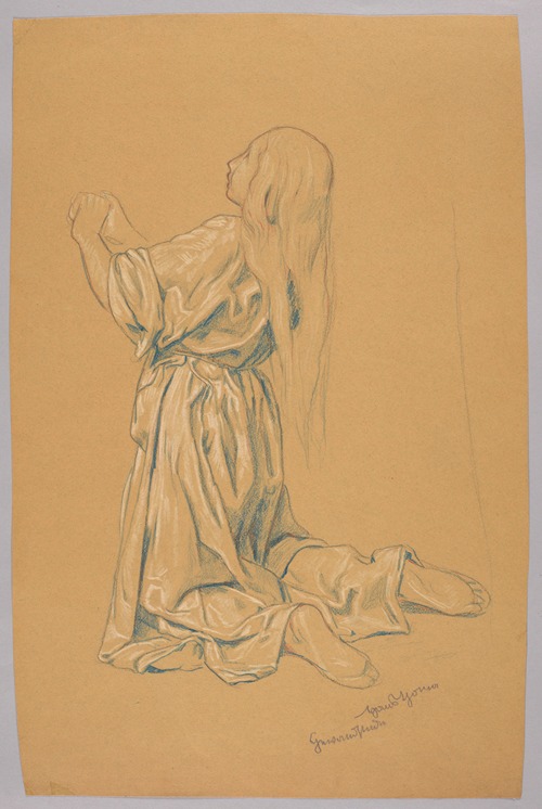 Study of a Kneeling Woman
