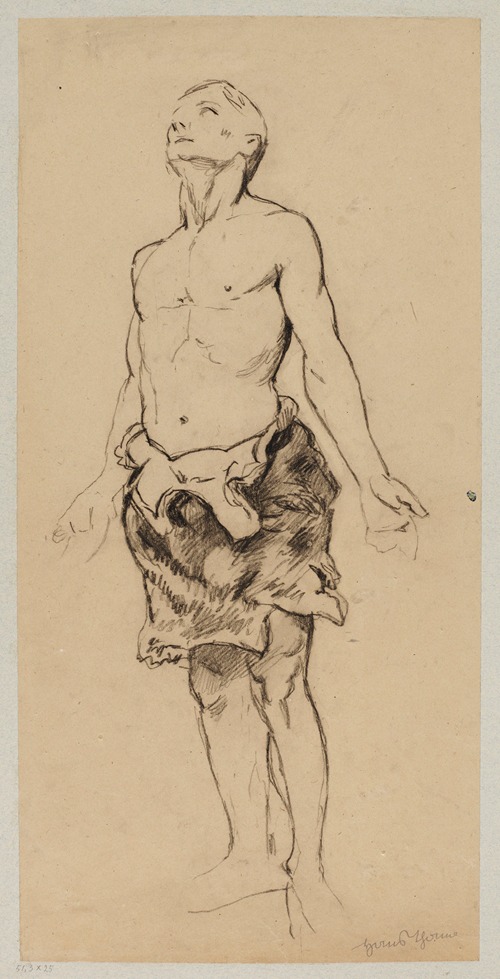 Study of a male figure