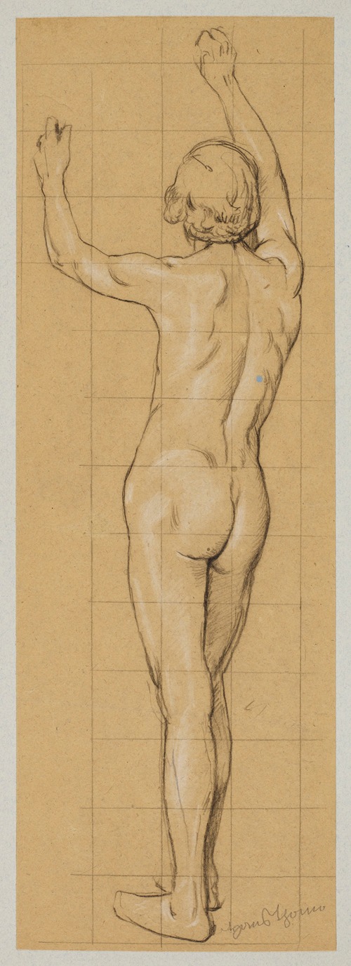 Study of a Male Nude from the Back