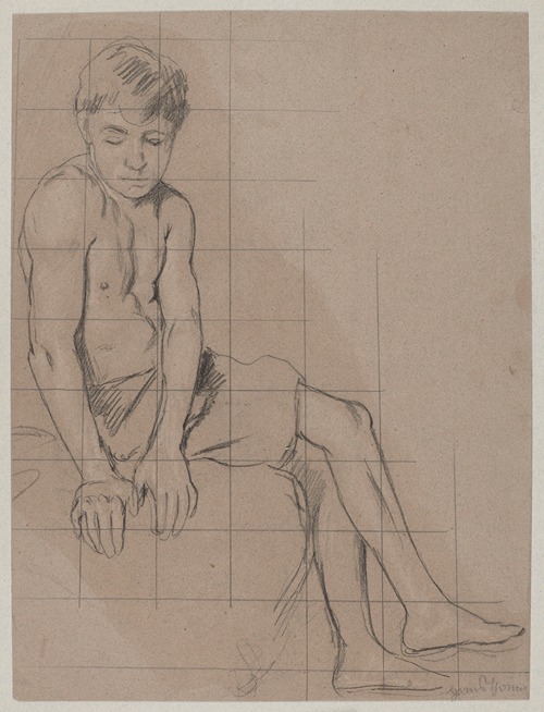 Study of a Sitting Boy