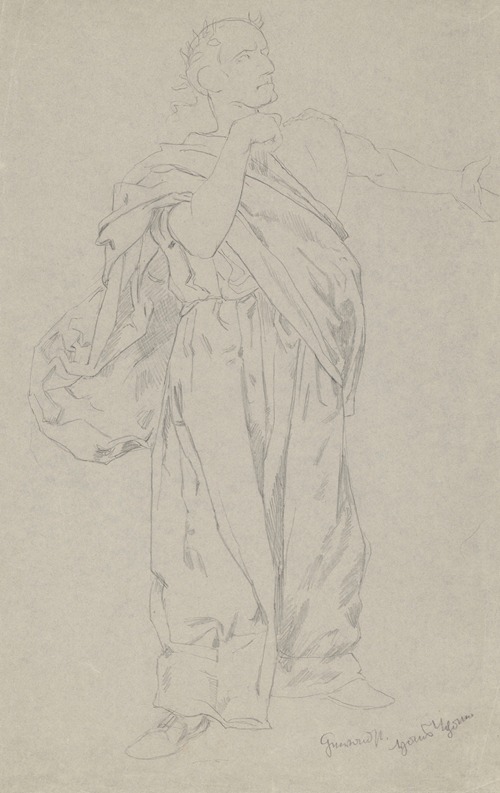 Study of the Figure of Satan for the Composition ‘The Temptation of Christ’