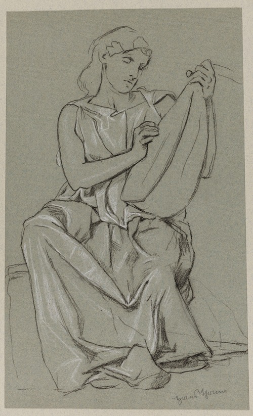 Woman Playing the Lute
