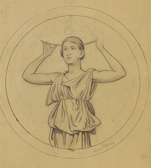 Woman with a basket on her head