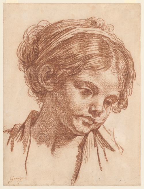 Head of a young girl