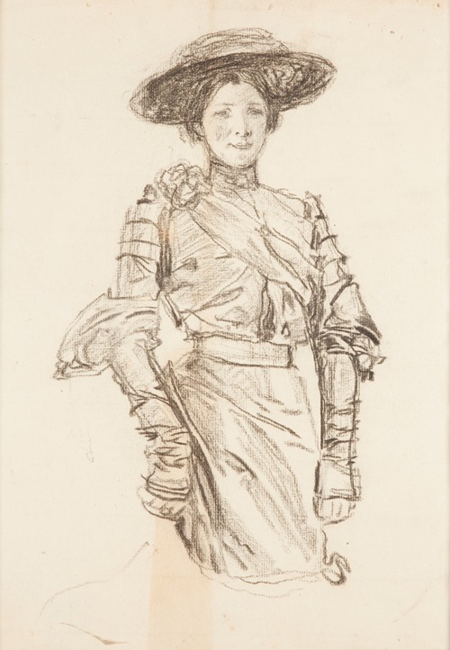 Portret Jadwigi Mehofferowej, żony artysty