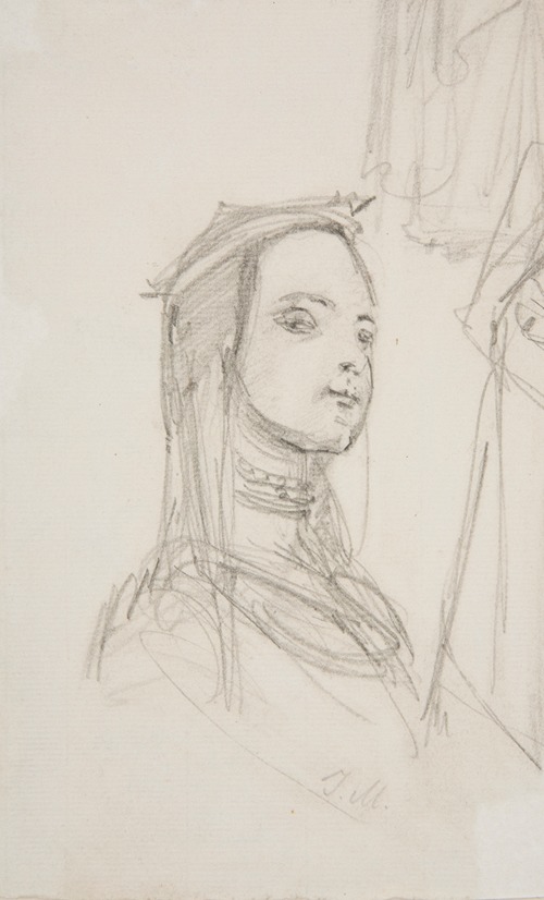 Study of a woman in historical costume