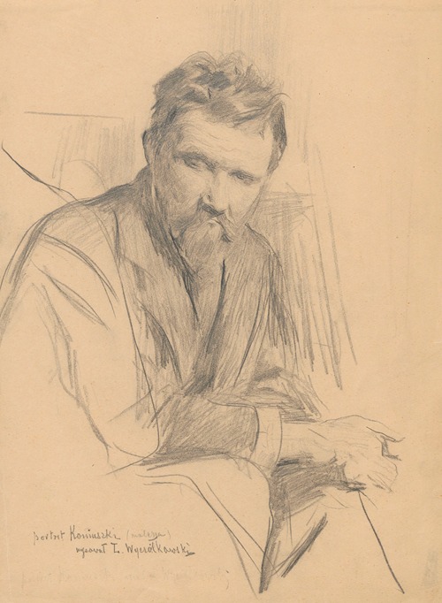 Portrait of the painter Wacław Koniuszko