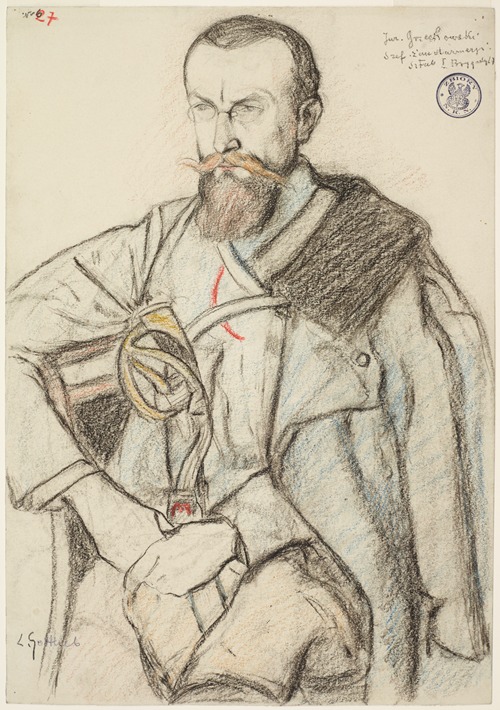 Portret Jana Gorzechowskiego, ps. ‘Jur’, porucznika żandarmerii Legionów Polskich