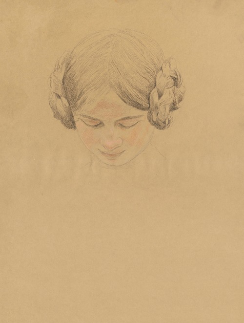 Head of a girl