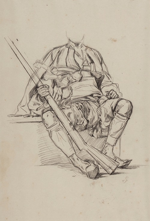 Sitting zeybek – a study of figures