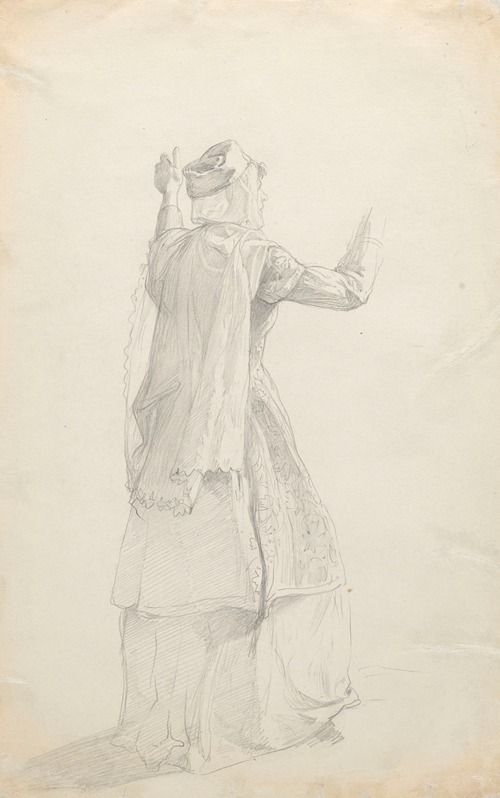 Figure of a Matron, Sketch for the Painting ‘The Princess Dowry’