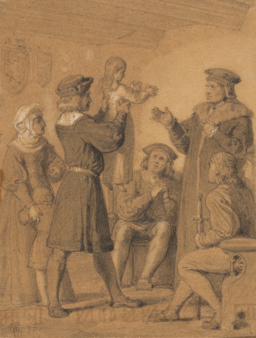 Kochanowski playing with Urszulka