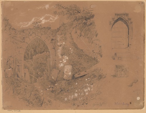 Ruins of the Entrance Gate in Ojców, and Doors with Fittings and Details from the Collegiate Church in Wiślica