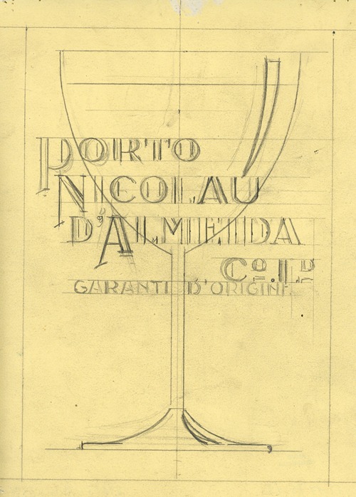 Reclameontwerp voor porto ‘Nicolau D’Almeida’