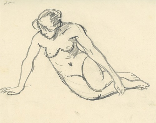 Zittende figuur