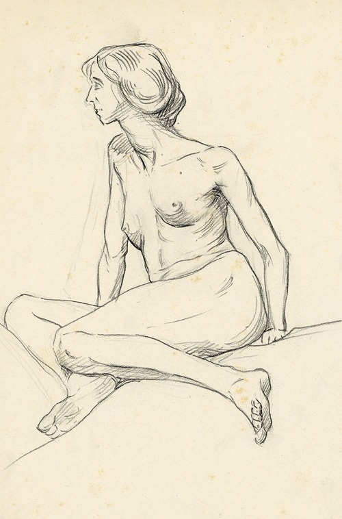 Zittende figuur