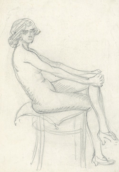 Zittende figuur