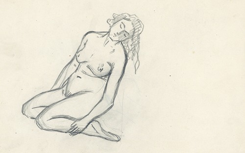 Zittende figuur