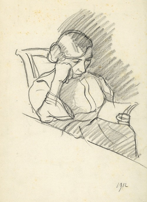 Zittende figuur