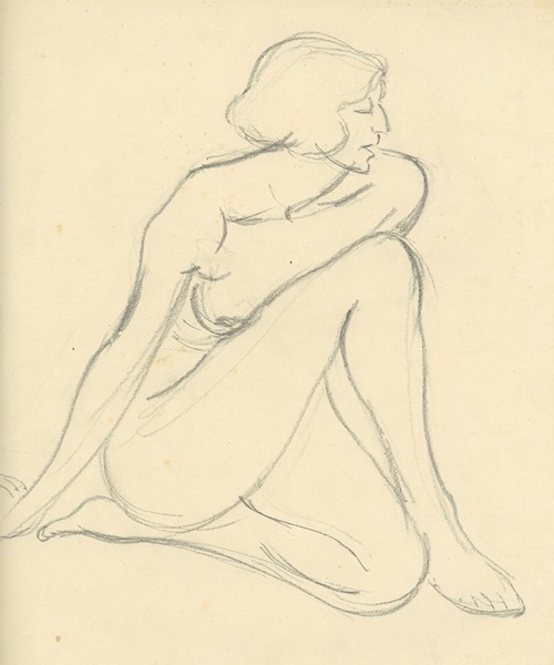 Zittende figuur